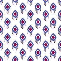 ikat geometrico folclore ornamento. tribale etnico struttura. senza soluzione di continuità a strisce modello nel azteco stile. figura tribale ricamo. indiano, scandinavo, gip si, messicano, popolare modello.senza soluzione di continuità modello tessuto foto