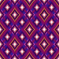 ikat geometrico folclore ornamento, tribale etnico struttura. senza soluzione di continuità a strisce modello nel azteco stile, figura tribale ricamo, scandinavo, ikat modello foto