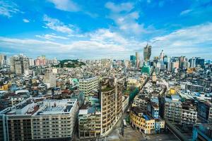 paesaggio urbano della città di macao, cina foto