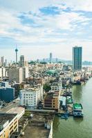 paesaggio urbano della città di macao, cina foto