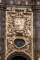 storico Chiesa nel saragozza nel il vecchio cittadina di Spagna foto