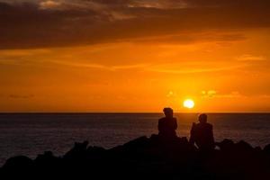 un' bellissimo tramonto Visualizza foto