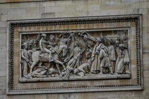 arc de triomphe, parigi foto