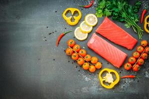 filetto di tonno crudo foto