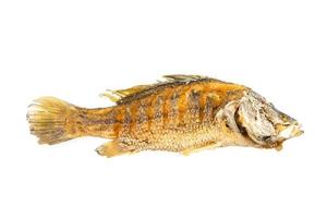 pesce fritto isolato