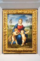 Madonna e bambino con giovane st John il battezzatore - anche di nome Madonna di il cardellino, 1506, di Raffaello sanzio. raffaello - Rinascimento pittura capolavoro foto