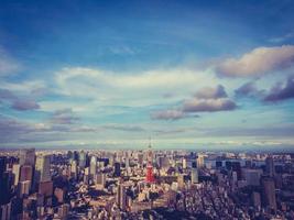 paesaggio urbano di tokyo, giappone foto