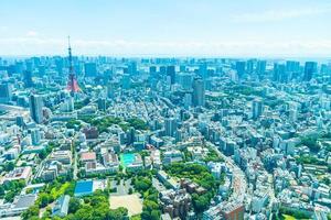 paesaggio urbano di tokyo, giappone foto
