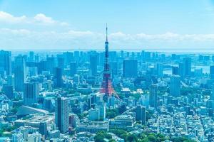 paesaggio urbano di tokyo, giappone foto