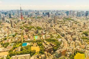 paesaggio urbano di tokyo, giappone foto