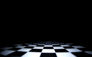 nero e bianca scacchi sfocato sfondo foto