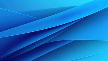 astratto blu sfondo con liscio Linee e onde, 3d illustrazione foto