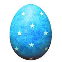 Pasqua celebrazione concetto. colorato Pasqua uovo con colorato sfondo. generativo ai foto