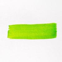 linea di pennello verde, acquerello dipinto foto