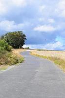 minuscolo disabile strada nel estate foto