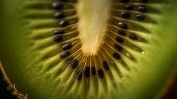 Kiwi sfondo. illustrazione ai generativo foto