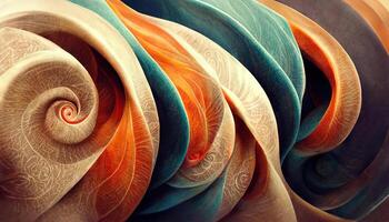 meraviglioso ipnotico turbinii come astratto sfondo sfondo design. generativo ai foto