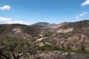 Visualizza di il deserto valle a partire dal il superiore di il montagna. foto