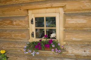 Casa retrò di legno foto