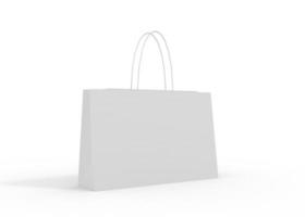 3d interpretazione realistico shopping Borsa per il branding e aziendale foto