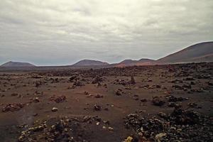 originale vulcanico paesaggi a partire dal il spagnolo isola di Lanzarote foto