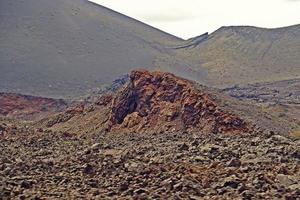 originale vulcanico paesaggi a partire dal il spagnolo isola di Lanzarote foto