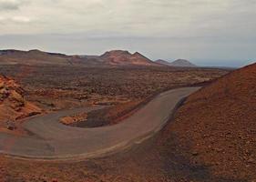 originale vulcanico paesaggi a partire dal il spagnolo isola di Lanzarote foto