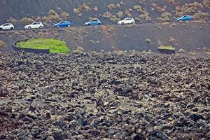 originale vulcanico paesaggi a partire dal il spagnolo isola di Lanzarote foto