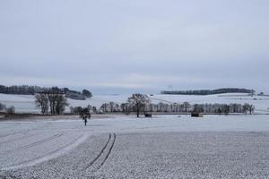 rurale valle nel inverno foto