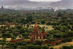 paesaggio Visualizza di antico templi, vecchio bagan, Myanmar foto