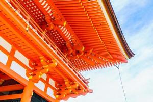 tempio di kiyomizu dera a kyoto, giappone foto