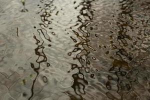 increspature su acqua. struttura di acqua. piccolo onde su superficie. foto