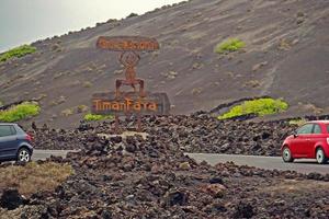 originale vulcanico paesaggi a partire dal il spagnolo isola di Lanzarote foto