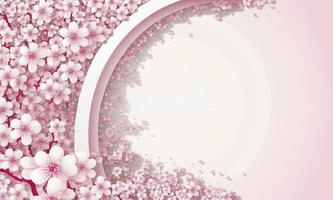 sfondo illustrazione di rosa ciliegia fiori, creare ai foto