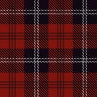 tartan senza soluzione di continuità modello, nero e rosso può essere Usato nel decorativo disegni. moda Abiti biancheria da letto, tende, tovaglie foto