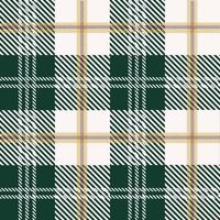 tartan senza soluzione di continuità modello, verde e bianca può essere Usato nel decorativo disegni. moda Abiti biancheria da letto, tende, tovaglie foto