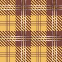 tartan senza soluzione di continuità modello, Marrone e giallo, può essere Usato nel il design di moda Abiti. biancheria da letto, tende, tovaglie foto