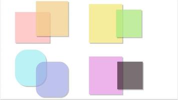 adesivi di diverso colori su un' bianca sfondo per registrazione foto