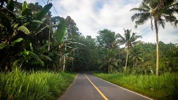 il strada per moto con bellissimo scenario foto