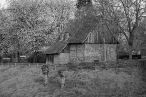 il piccolo città di vreden nel westfalia foto