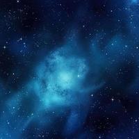 notte cielo con stelle e nebulosa come sfondo, blu galassia sfondo foto