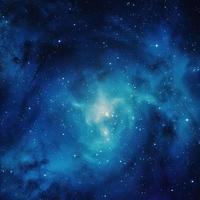 notte cielo con stelle e nebulosa come sfondo, blu galassia sfondo foto