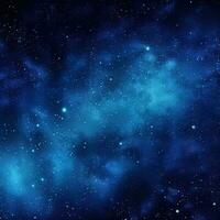 notte cielo con stelle e nebulosa come sfondo, blu galassia sfondo foto