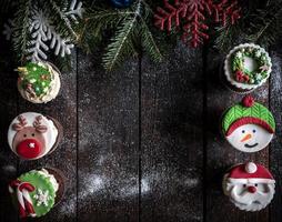 torte della tazza di natale foto