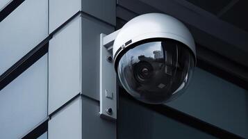 videocam per casa sicurezza, moderno sicurezza telecamera, generativo ai foto