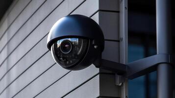 videocam per casa sicurezza, moderno sicurezza telecamera, generativo ai foto