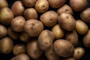 patate sfondo. creare ai foto