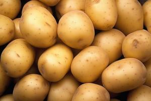 biologico patate sfondo. creare ai foto