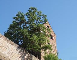 castello di nuernberger burg a norimberga foto