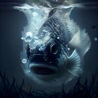 tropicale pesce sott'acqua. subacqueo mondo. subacqueo mondo., ai generativo Immagine foto